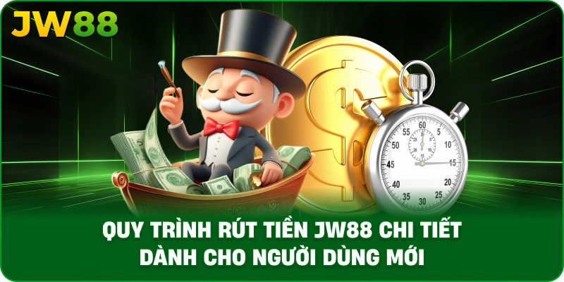 Quy trình rút tiền JW88 chi tiết dành cho người dùng mới